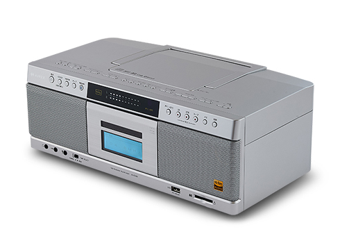 ハイレゾ対応SD/USB/CDラジオカセットレコーダー | AX-KCR90