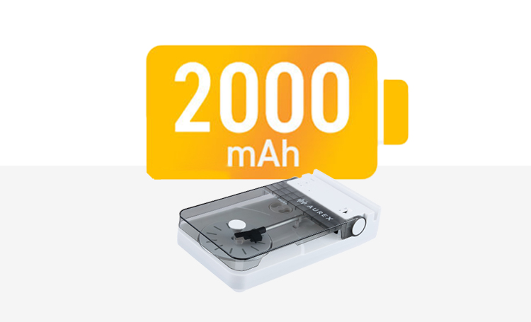 内蔵リチウムイオン電池（2000mAh）